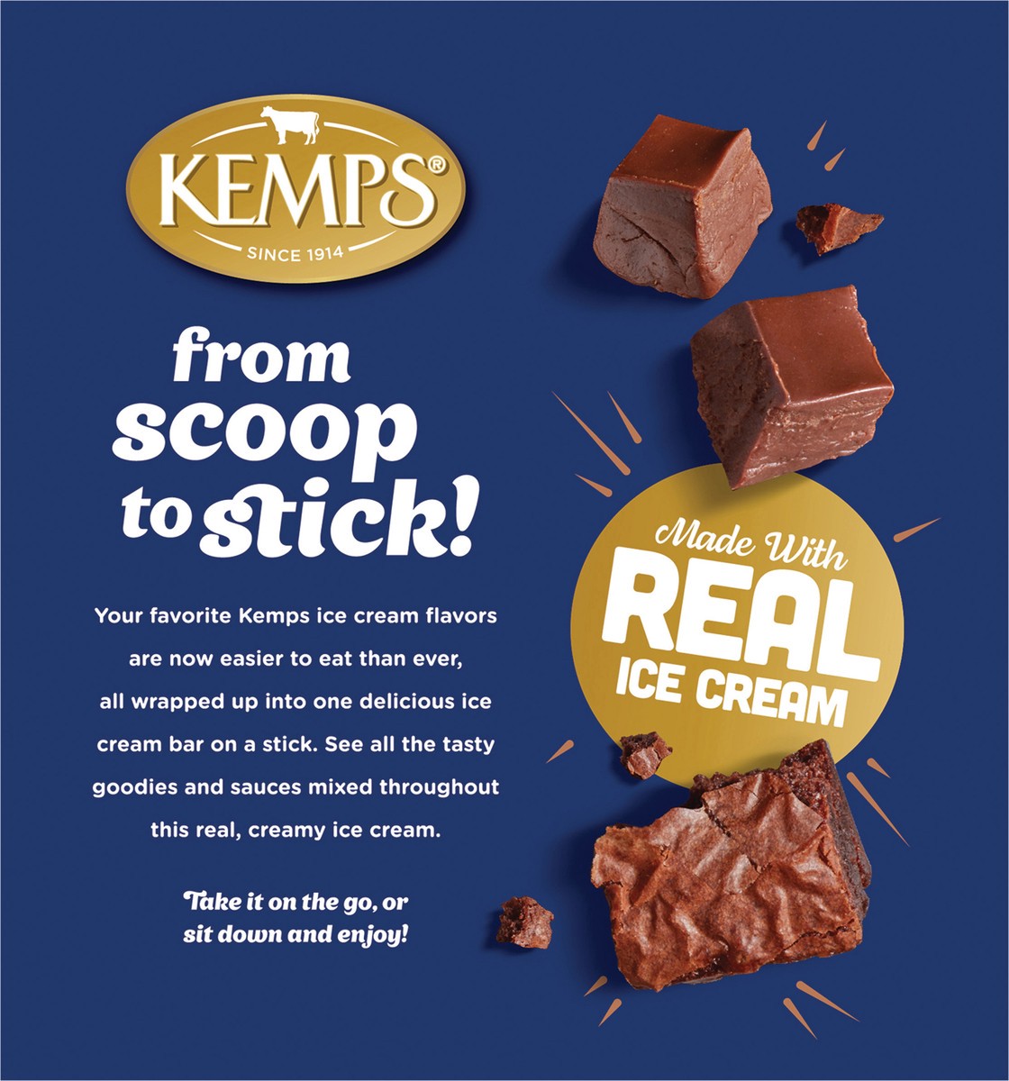 slide 8 of 15, Kemps Chocolate Fudge Brownie Ice Cream Bars,