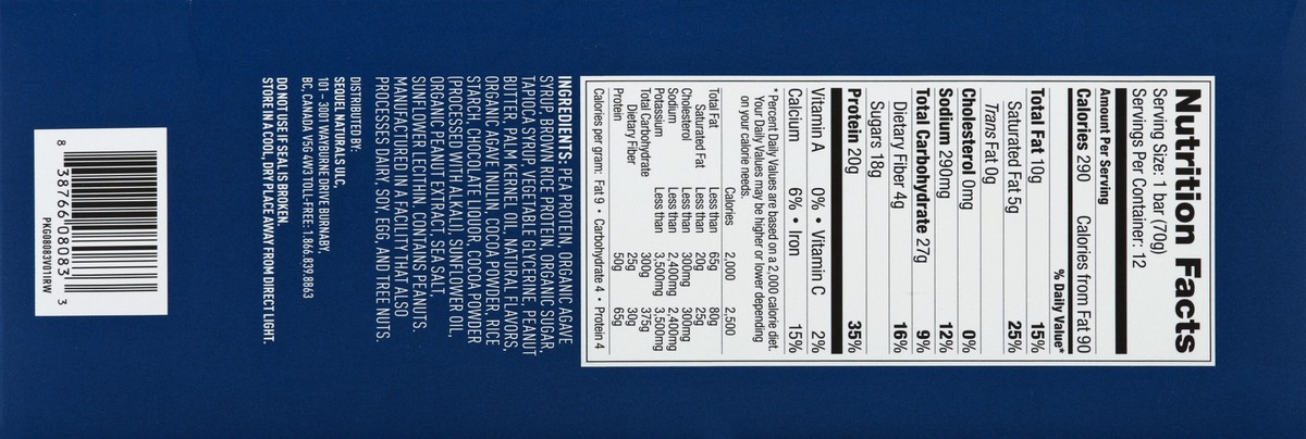 slide 8 of 10, Vega Protein Bar 12 ea, 12 ct