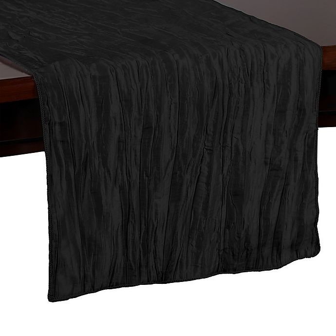 slide 1 of 1, Ultimate Textile Delano Table Runner - Black, 72 in