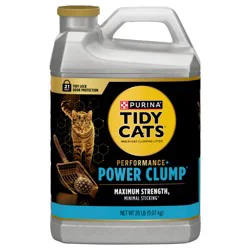 Tidy Cats Performance Plus Power Clump Unscented Multi Cat Clumping Cat Litter 20 lb