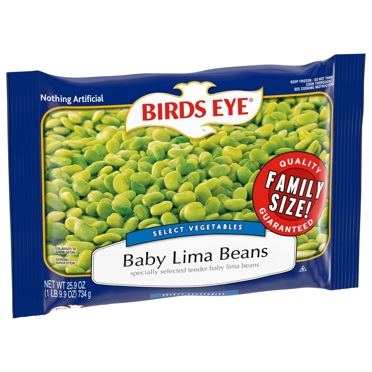 slide 4 of 11, Birds Eye Baby Lima Beans Family Size 25.9 oz, 25.9 oz