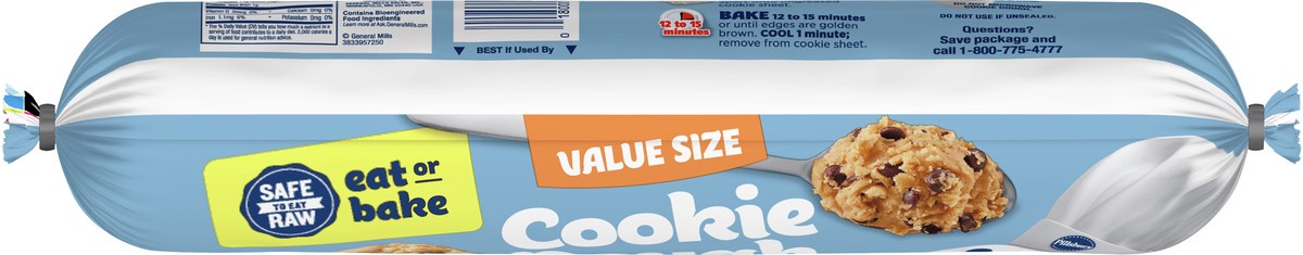 slide 6 of 13, Pillsbury Eat or Bake Refrigerated Cookie Dough, Chocolate Chip, Value Size, Makes 30 Cookies, 30 oz, 30 oz