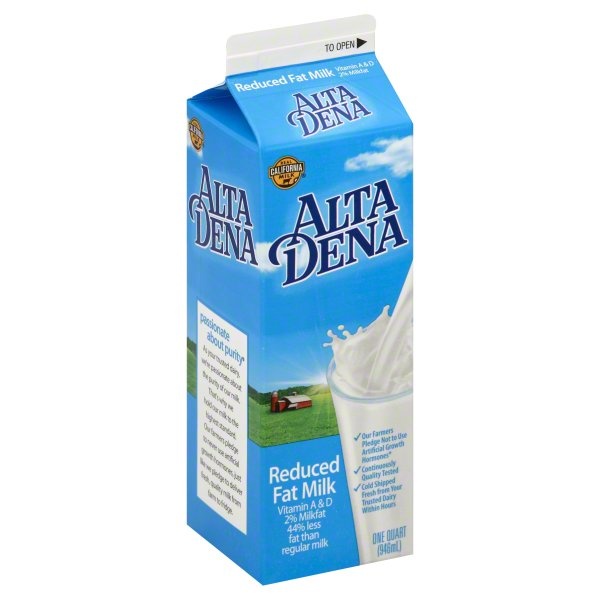 slide 1 of 1, Dairy Pure 2% Reduced Fat Milk Paper Carton, 32 oz