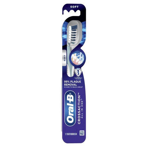 slide 22 of 69, Oral-B CrossAction Soft All in One Toothbrush 1 ea, 1 ct