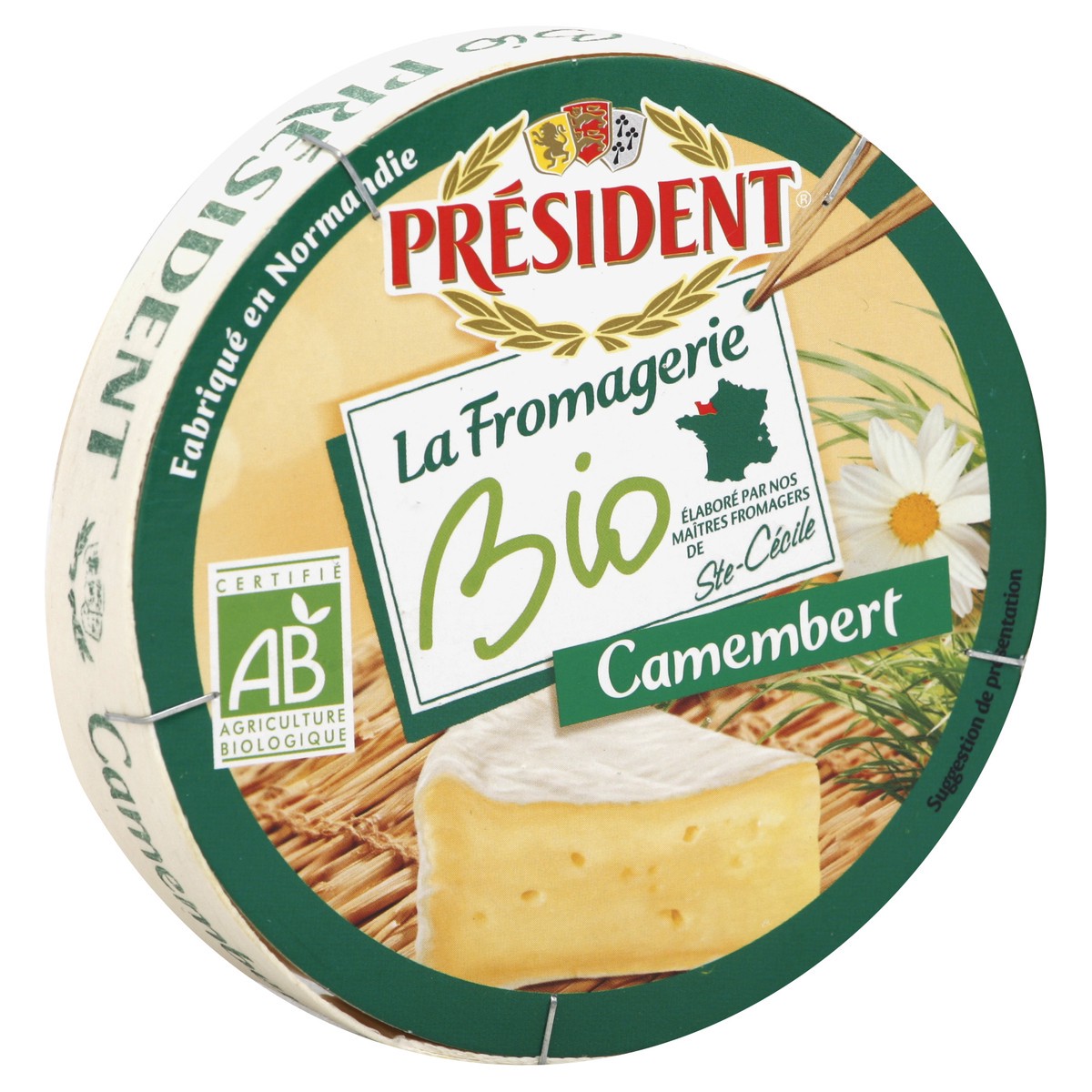 slide 3 of 3, Président Soft Ripened Cheese 8 oz, 8 oz