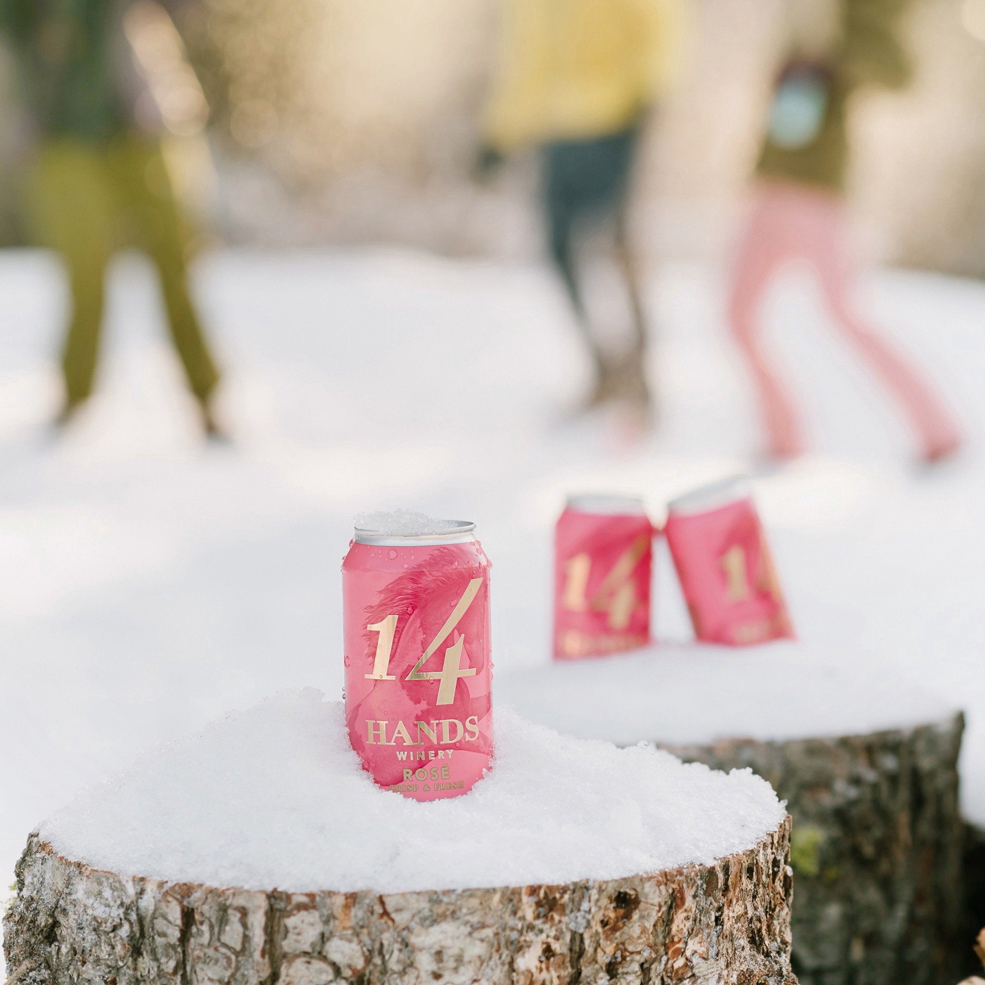 slide 4 of 6, 14 Hands Rosé Wine, 375 mL Can, 375 ml