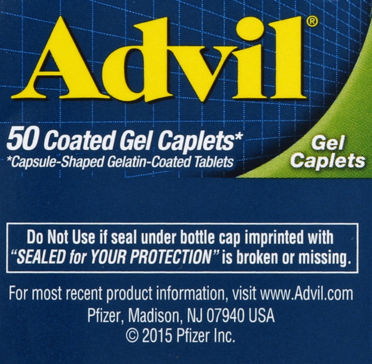 slide 3 of 4, Advil Ibuprofen Tablets Pain Reliever Fever Reducer Coated Gel Caplets, 50 ct; 200 mg