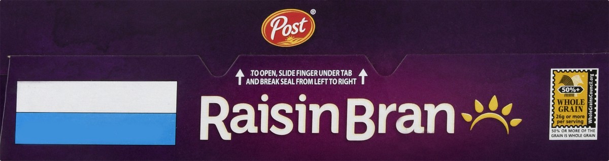 slide 5 of 9, Post Raisin Bran, Whole Grain Wheat & Bran Breakfast Cereal, Kosher, 20 Ounce, 20 oz