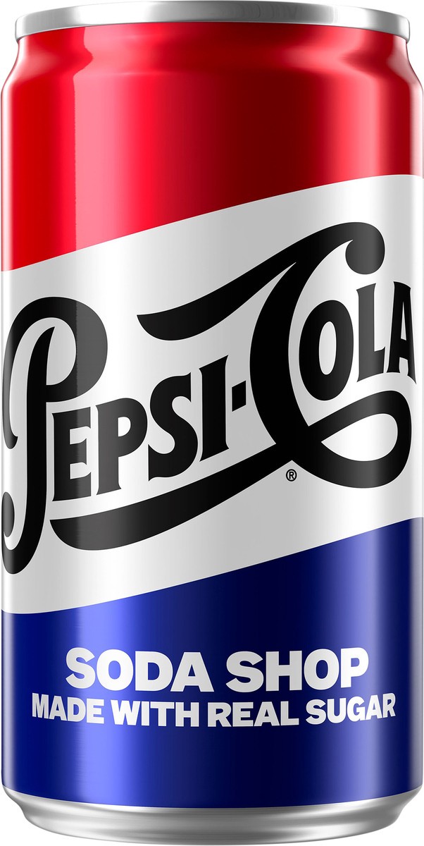 slide 2 of 3, Pepsi Cola with Real Sugar 7.5 Fluid Ounce Aluminum Can, 7.5 fl oz