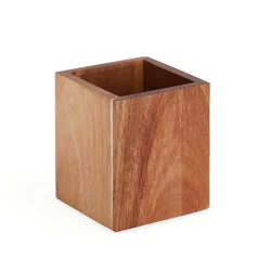 Core Home Acacia Wood Toothbrush Holder