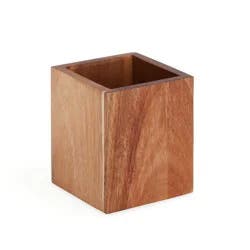 Core Home Acacia Wood Toothbrush Holder