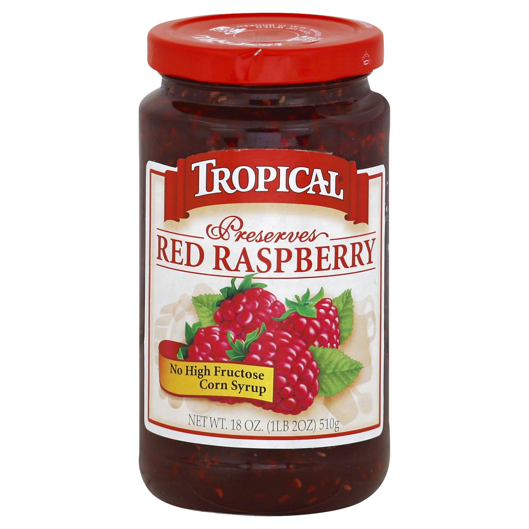 slide 1 of 1, Tropical Red Raspberry Preserves, 18 oz