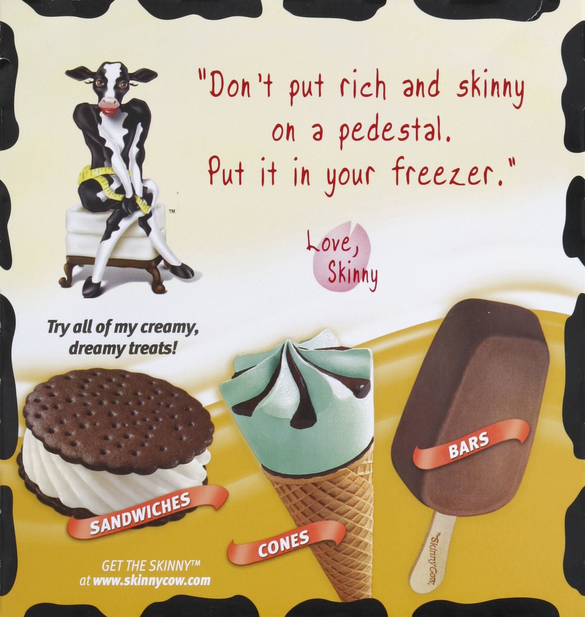 slide 6 of 6, Skinny Cow Caramel Truffle Low Fat Ice Cream Bars, 6 ct