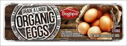 Bogopa Organic Large Brown Eggs 1 Dozen