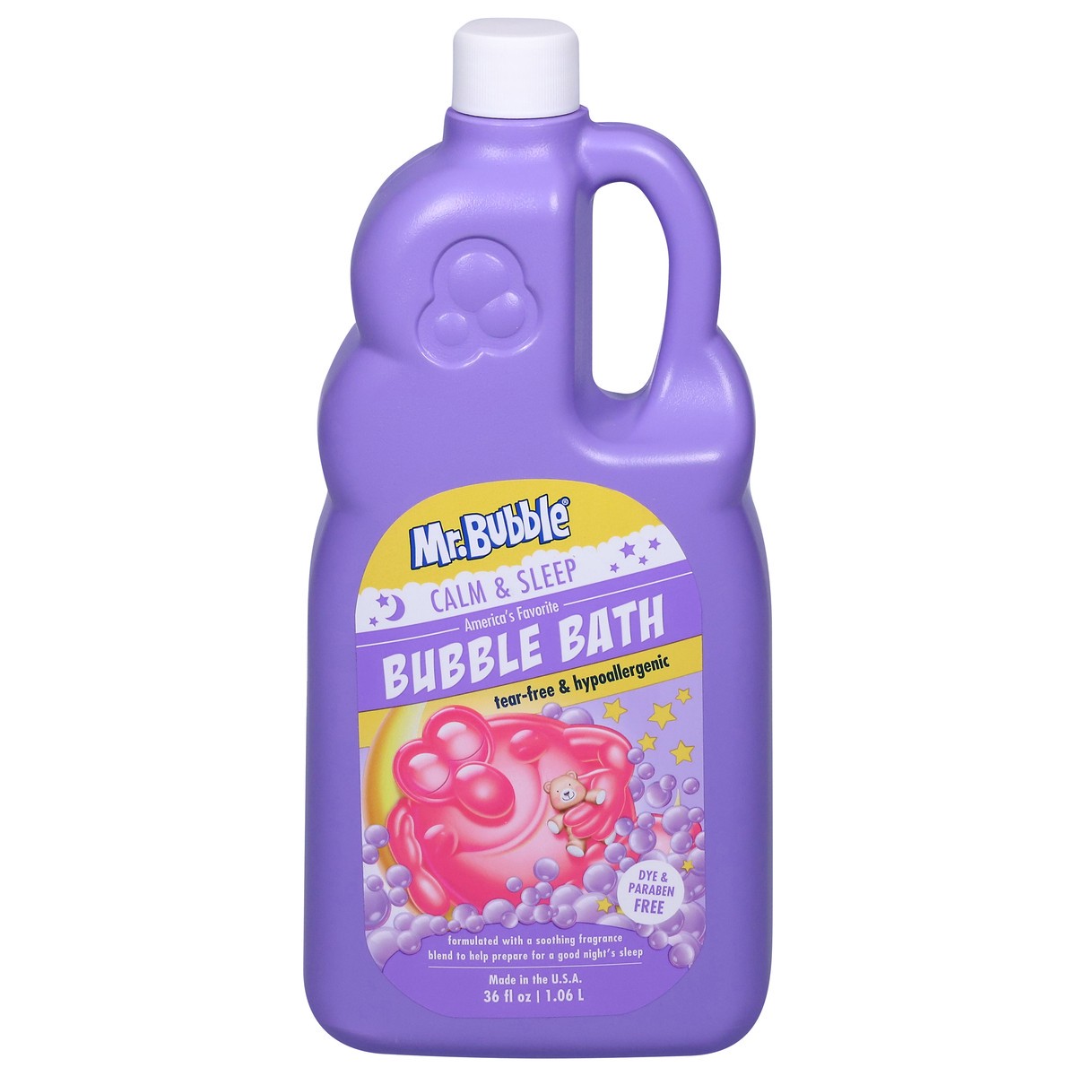 slide 1 of 9, Mr. Bubble Calm & Sleep Bubble Bath, 36 oz