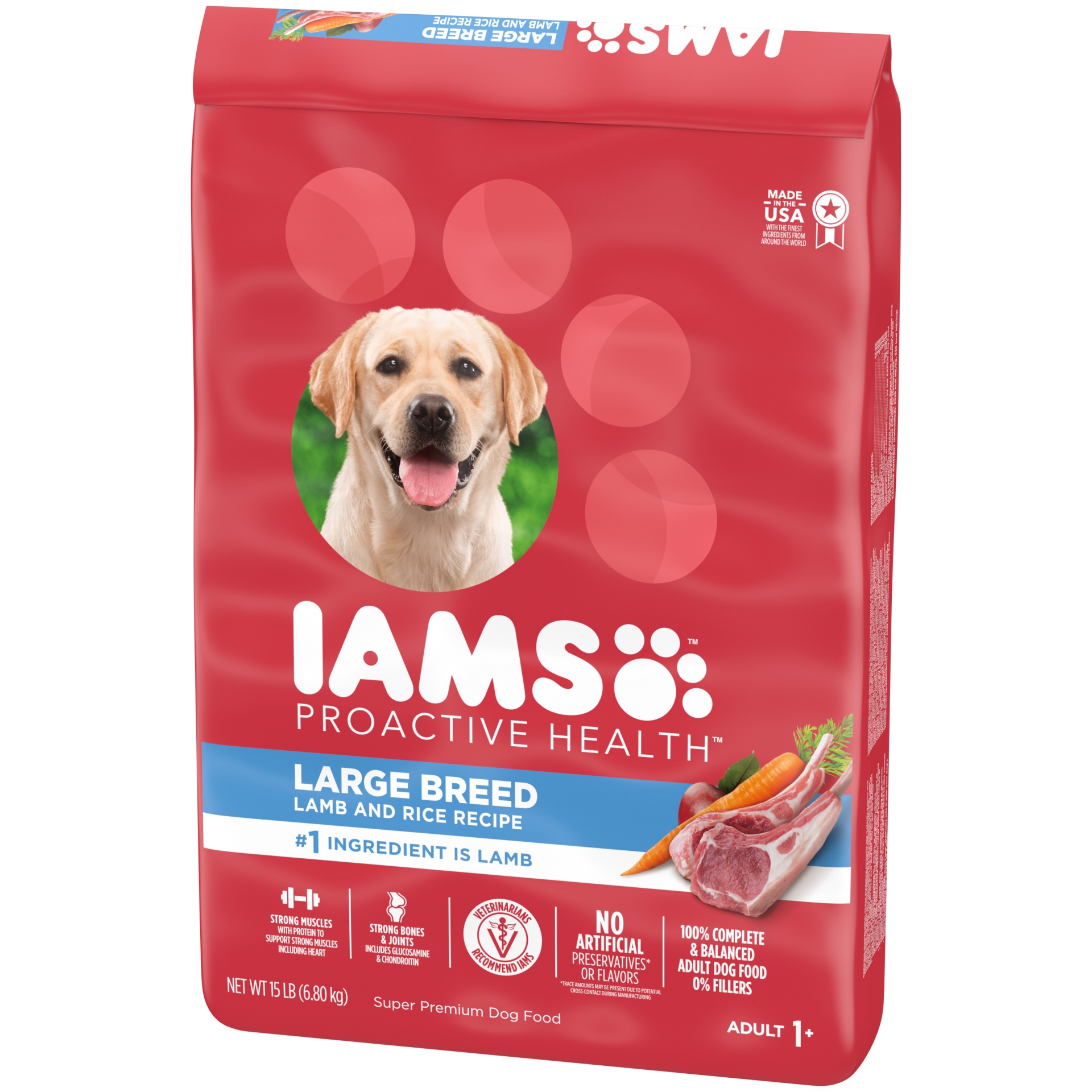 Iams Large Breed Adult Dry Dog Food Lamb & Rice Recipe 15 lb Shipt