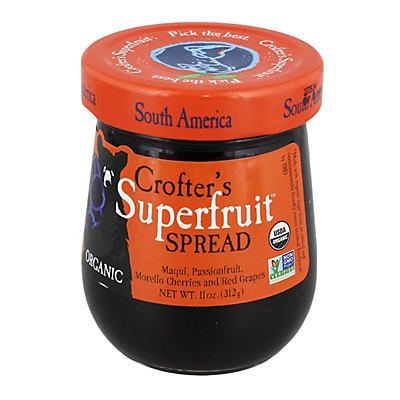 slide 1 of 1, Crofter's Organic South America Superfruit Spread, 11 oz