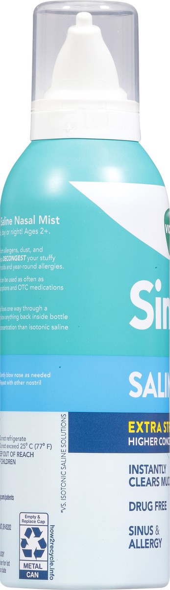 slide 7 of 12, VICKS Sinex Saline Extra Strength Nasal Spray, 3X Concentrated, 5 oz, 5 oz