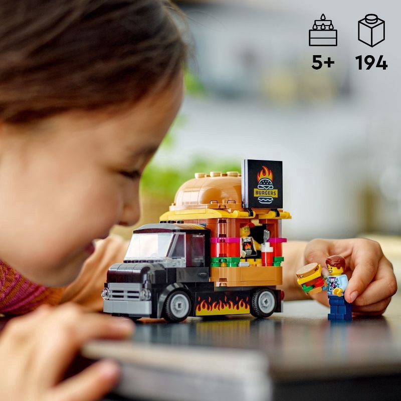 slide 4 of 6, 60404 Lego City Burger Truck, 194 ct