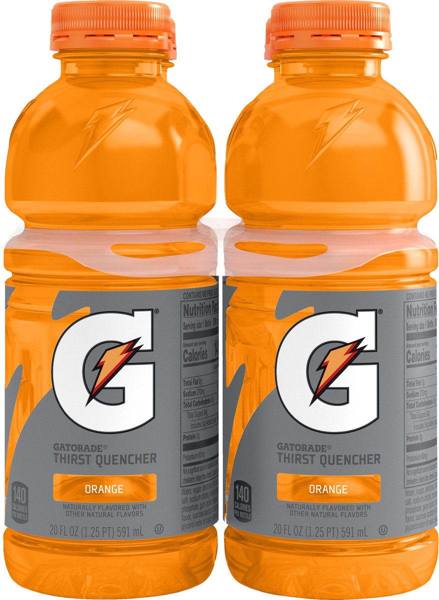 slide 4 of 4, Gatorade Thirst Quencher Orange 20 Fl Oz 4 Count, 4 ct