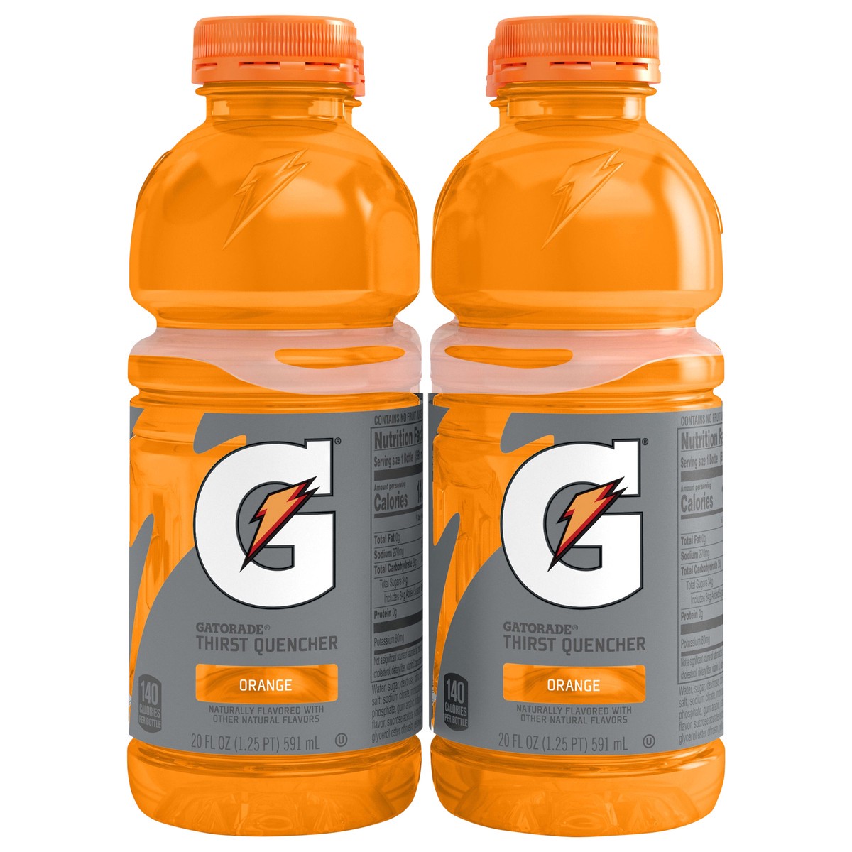 slide 1 of 4, Gatorade Thirst Quencher Orange 20 Fl Oz 4 Count, 4 ct