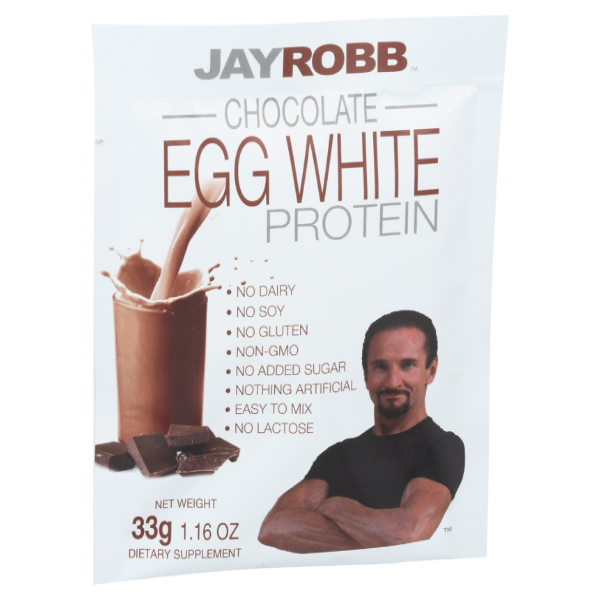 slide 1 of 1, Jay Robb Chocolate Egg White Protein, 12 oz