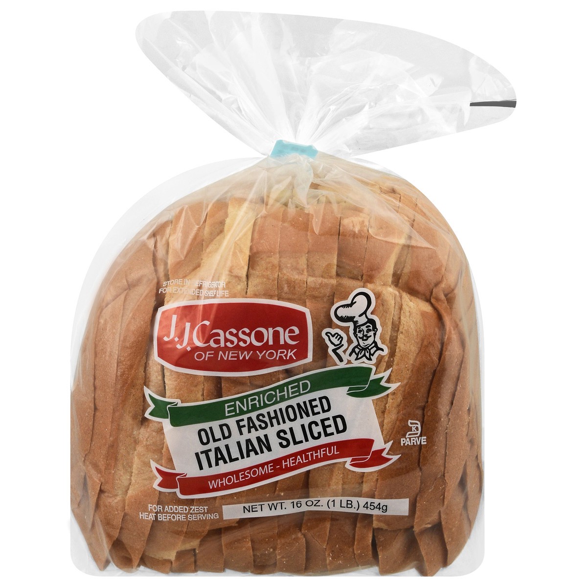 slide 1 of 14, J.J. Cassone Round Bread, 16 oz