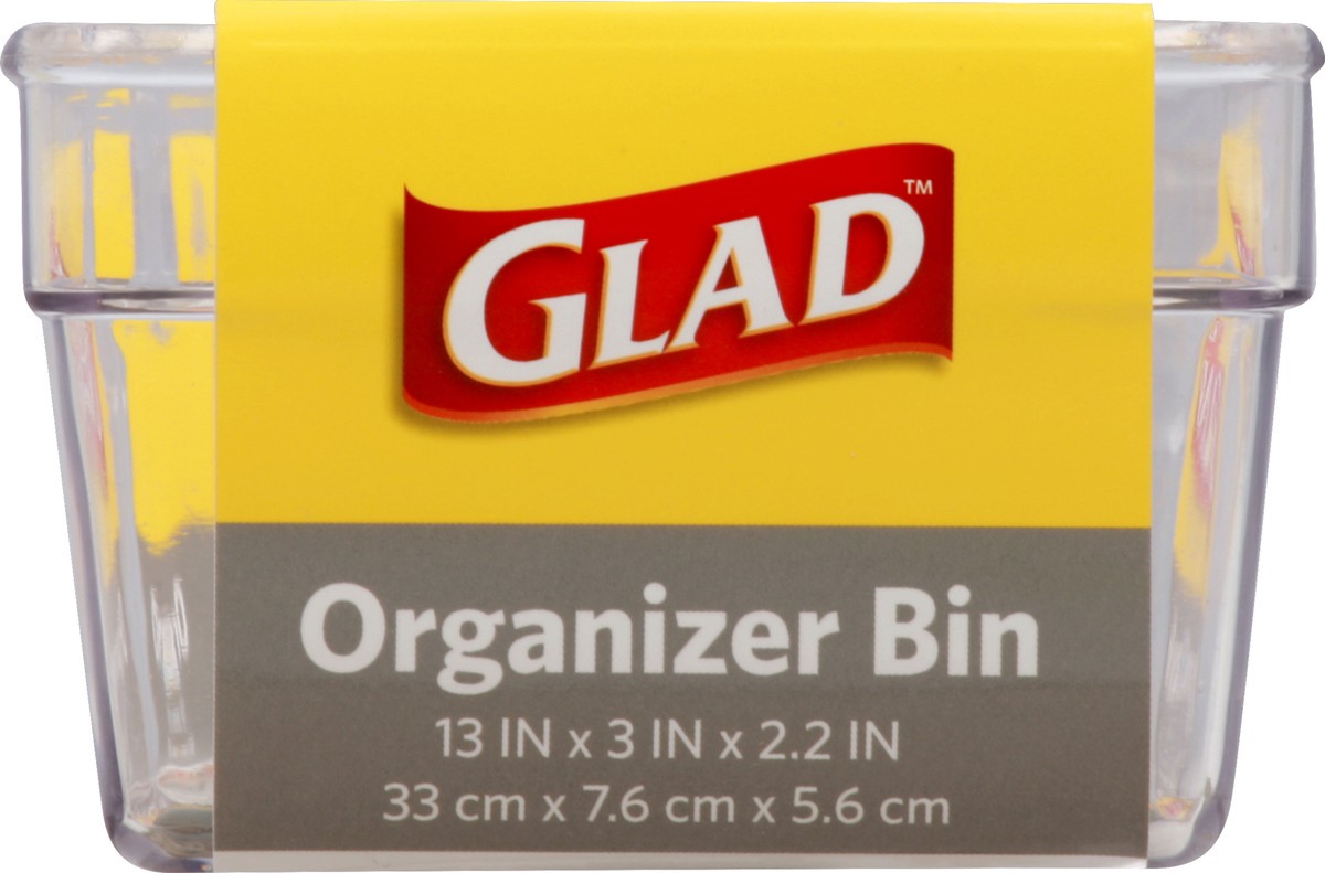 slide 7 of 7, Glad Organizer Bin 1 ea, 1 ct