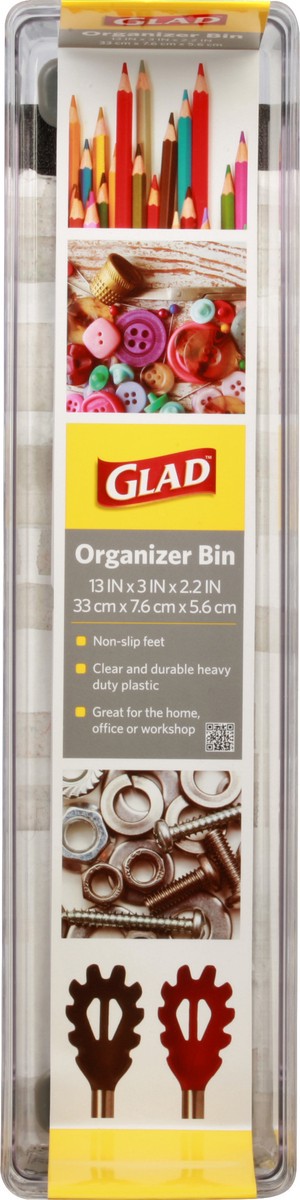 slide 1 of 7, Glad Organizer Bin 1 ea, 1 ct