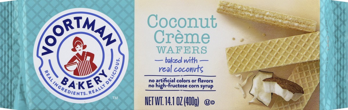 slide 5 of 6, Voortman Bakery Coconut Creme Wafers, 14.1 oz