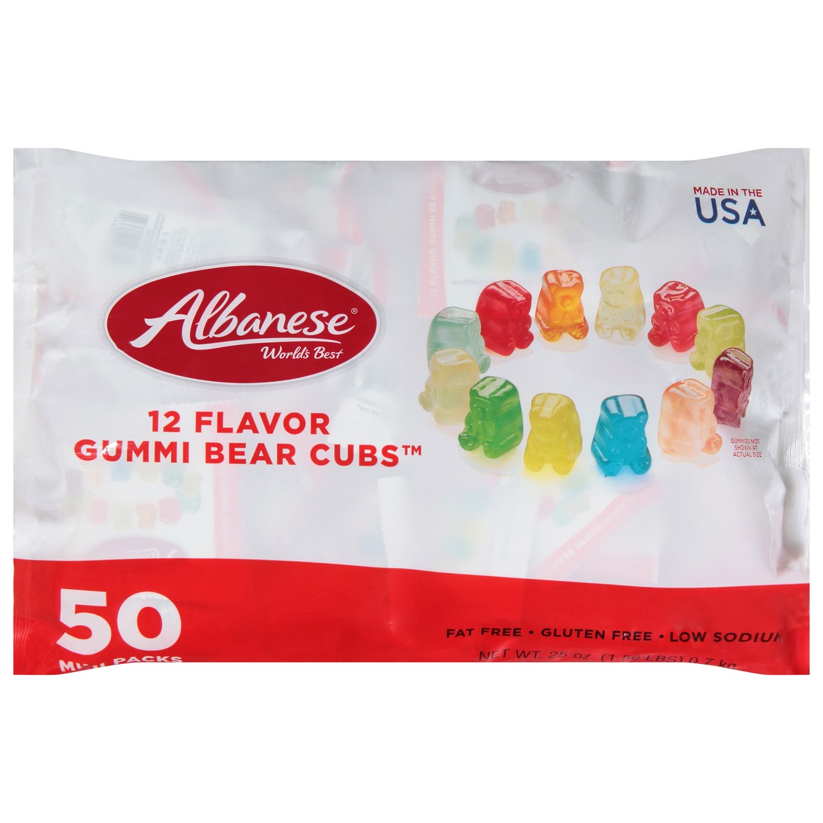 slide 1 of 9, Albanese Gummi Bear Cubs Multipack, 25 oz