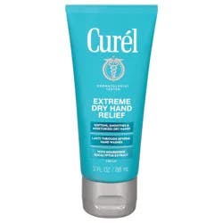 Curél Extreme Dry Hand Relief, Dermatologist Recommended, Long-Lasting Hand Cream For Dry Hands, Paraben Free, Fragrance-Free Hand Lotion, 3.0 Oz Tube