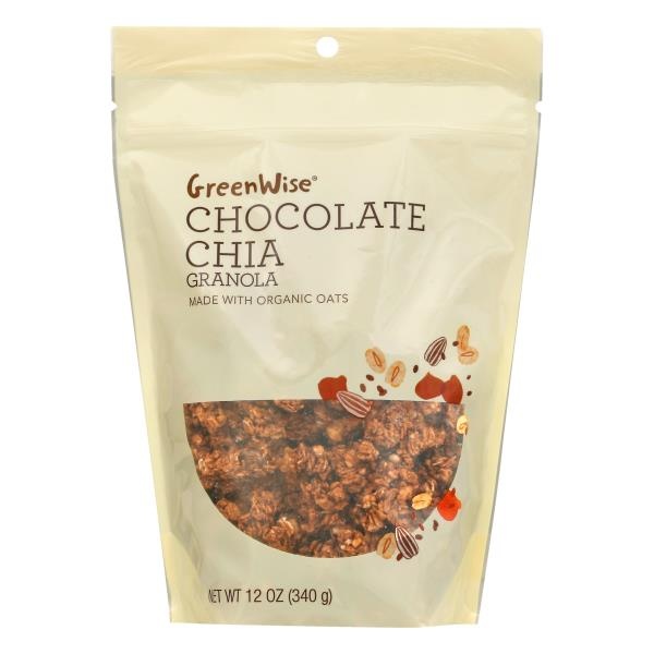 slide 1 of 1, GreenWise Chocolate Chia Granola, 12 oz