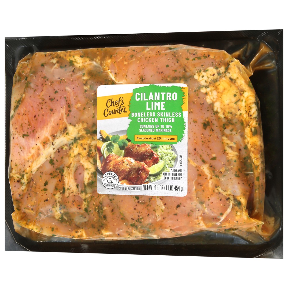 slide 2 of 4, Chef's Counter Chicken Thigh Cilantro Lime - 12 OZ, 16 oz