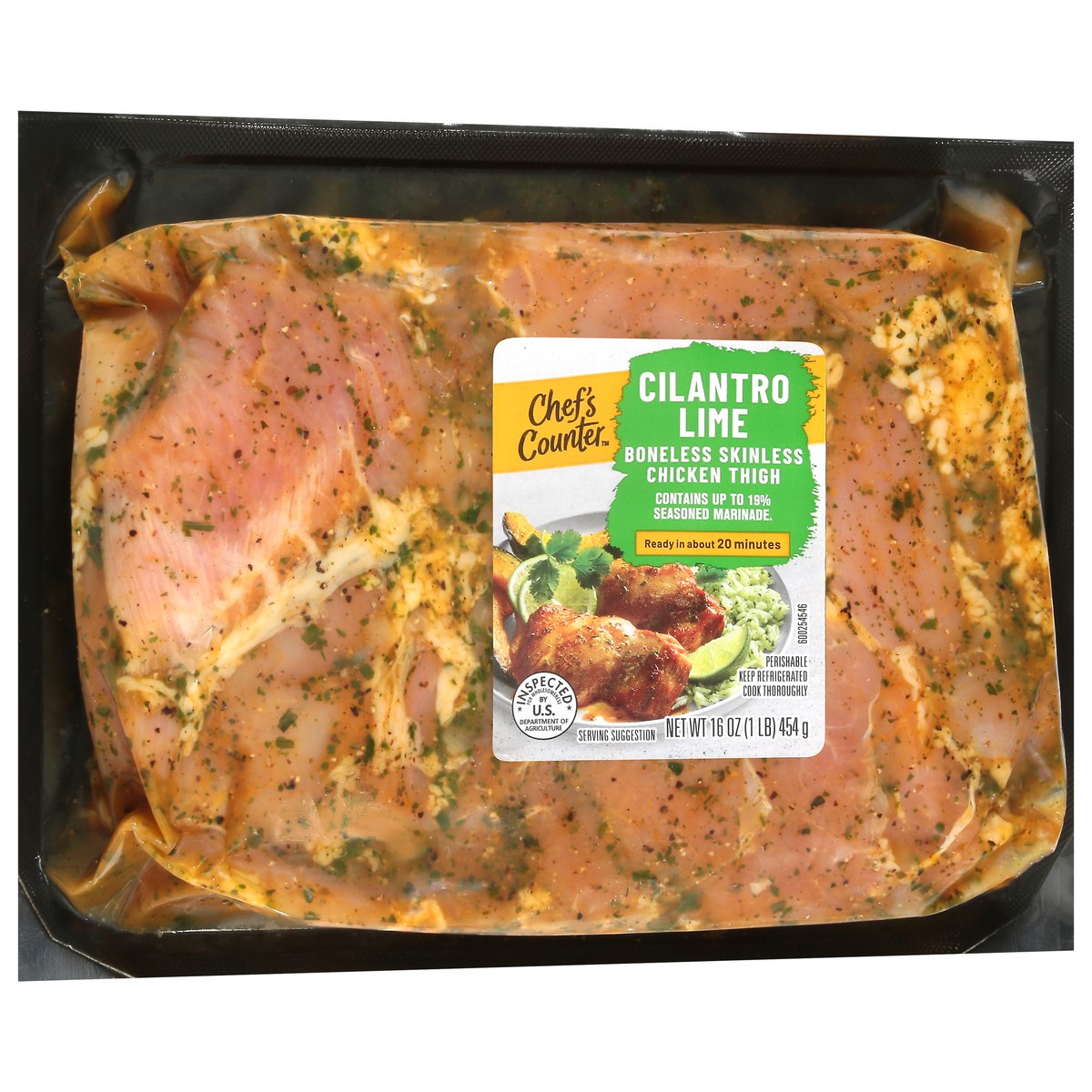 slide 3 of 4, Chef's Counter Chicken Thigh Cilantro Lime - 12 OZ, 16 oz
