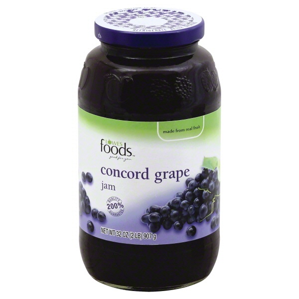 slide 1 of 1, Lowes Foods Concord Grape Jam, 18 oz