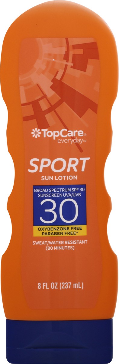 slide 6 of 9, Topcare Sun Lotion Spf 30, 8 oz