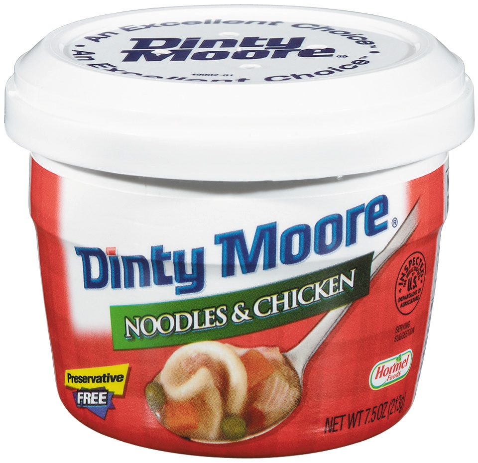 slide 1 of 1, Dinty Moore Noodles & Chicken, 7.5 oz