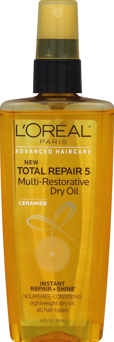 slide 1 of 3, L'Oréal Multi-Restorative Dry Oil 3.4 oz, 3.4 oz