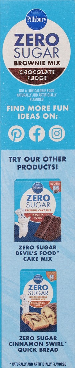 slide 2 of 9, Pillsbury Zero Sugar Chocolate Fudge Brownie Mix 12.35 oz, 12.35 oz