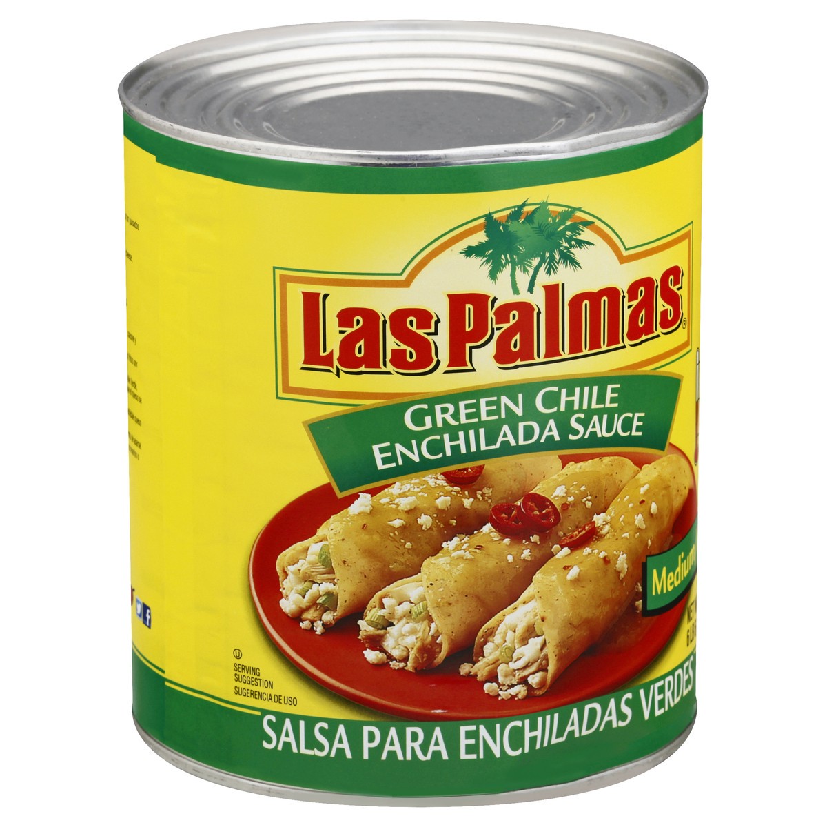 slide 4 of 13, Las Palmas Medium Green Chile Enchilada Sauce 102 oz, 102 oz