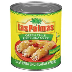 Las Palmas Medium Green Chile Enchilada Sauce 102 oz