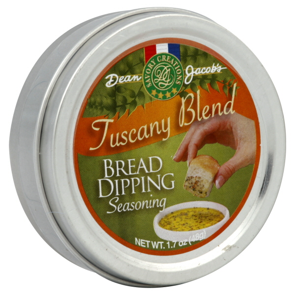 slide 1 of 1, Dean Jacob's Savory Creations Bread Dipping Seasoning, Tuscany Blend, 1.7 oz