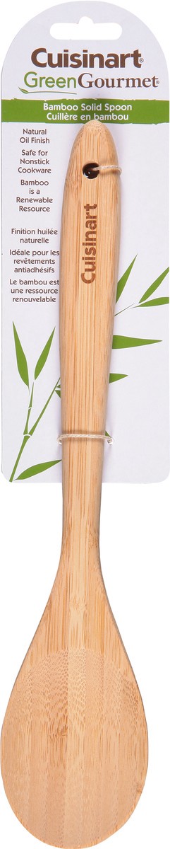 slide 10 of 12, Cuisinart Green Gourmet Bamboo Solid Spoon, 1 ct