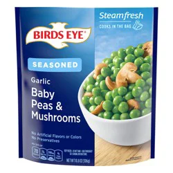 Birds Eye Steamfresh Chef's Favorites Lightly Seasoned Garlic Baby Peas & Mushrooms