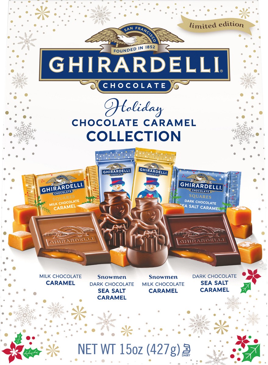 slide 8 of 9, GHIRARDELLI Holiday Chocolate Caramel Collection - 15 oz, 15 oz