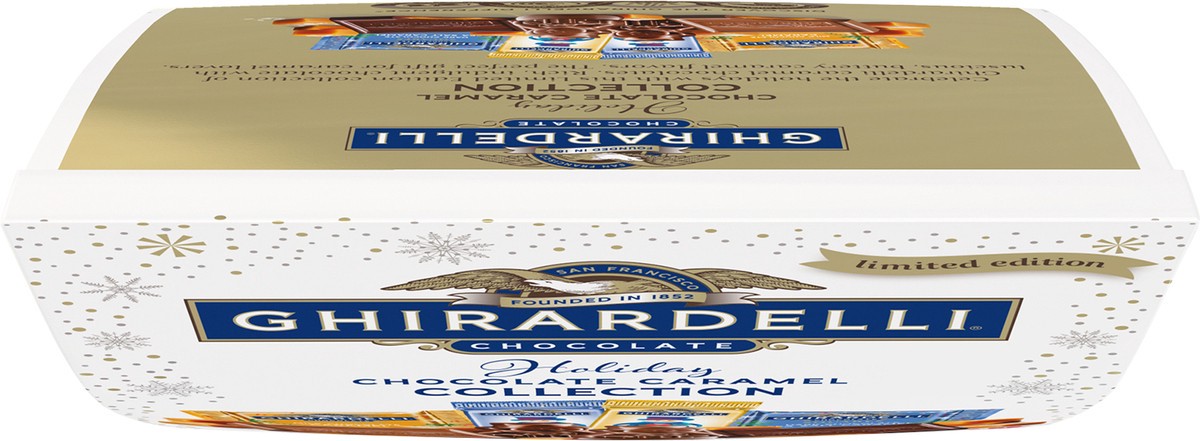 slide 5 of 9, GHIRARDELLI Holiday Chocolate Caramel Collection - 15 oz, 15 oz
