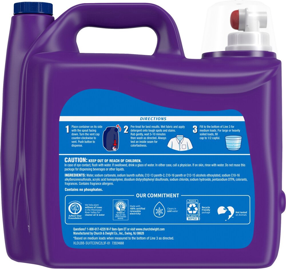 slide 2 of 2, XTRA Calypso Fresh, 172 Loads Liquid Laundry Detergent, 206.4 Fl oz, 206.40 fl oz