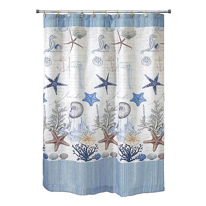 slide 1 of 2, Avanti Antigua Shower Curtain, 54 in x 78 in