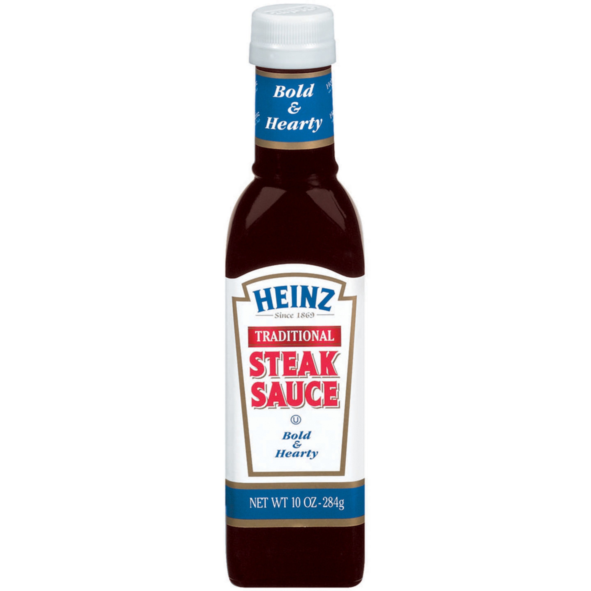 slide 1 of 1, Heinz Traditional Steak Sauce Bottle, 10 oz